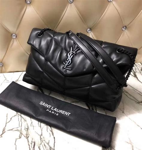 yves saint laurent loulou puffer medium bag|PUFFER MEDIUM in Nappa leather .